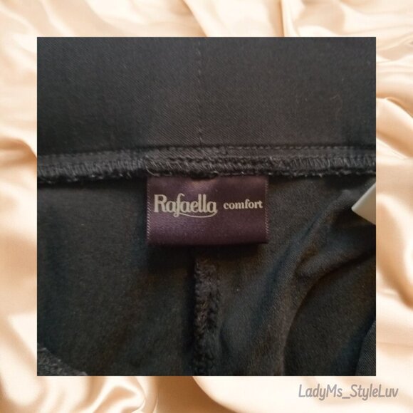 RAFAELLA Women's Petite Black Comfort Stretch Pants Size 6 Like New! - Picture 3 of 4